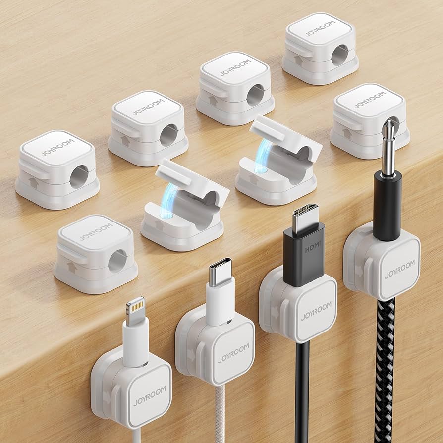 Magnetic Clips Cables Organizer