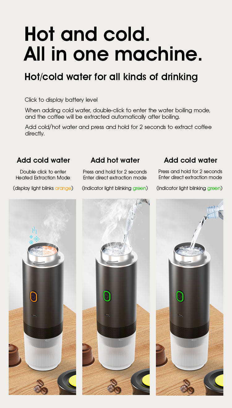 Portable Coffee Espresso 3 in 1