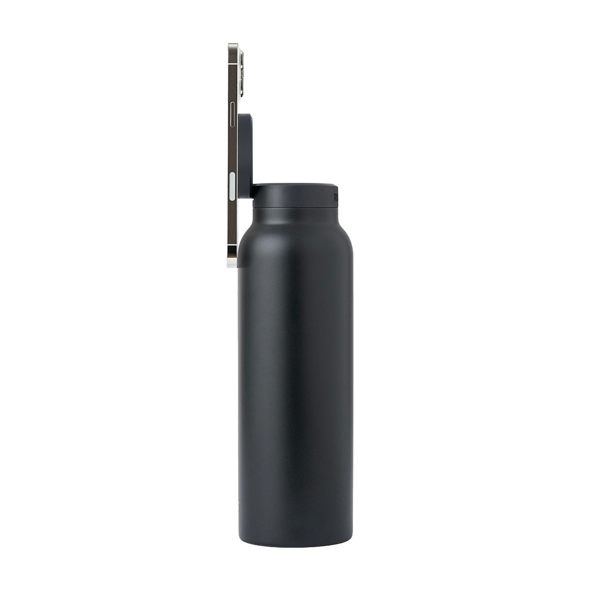 Water Bottle with Magnetic Phone Holder
