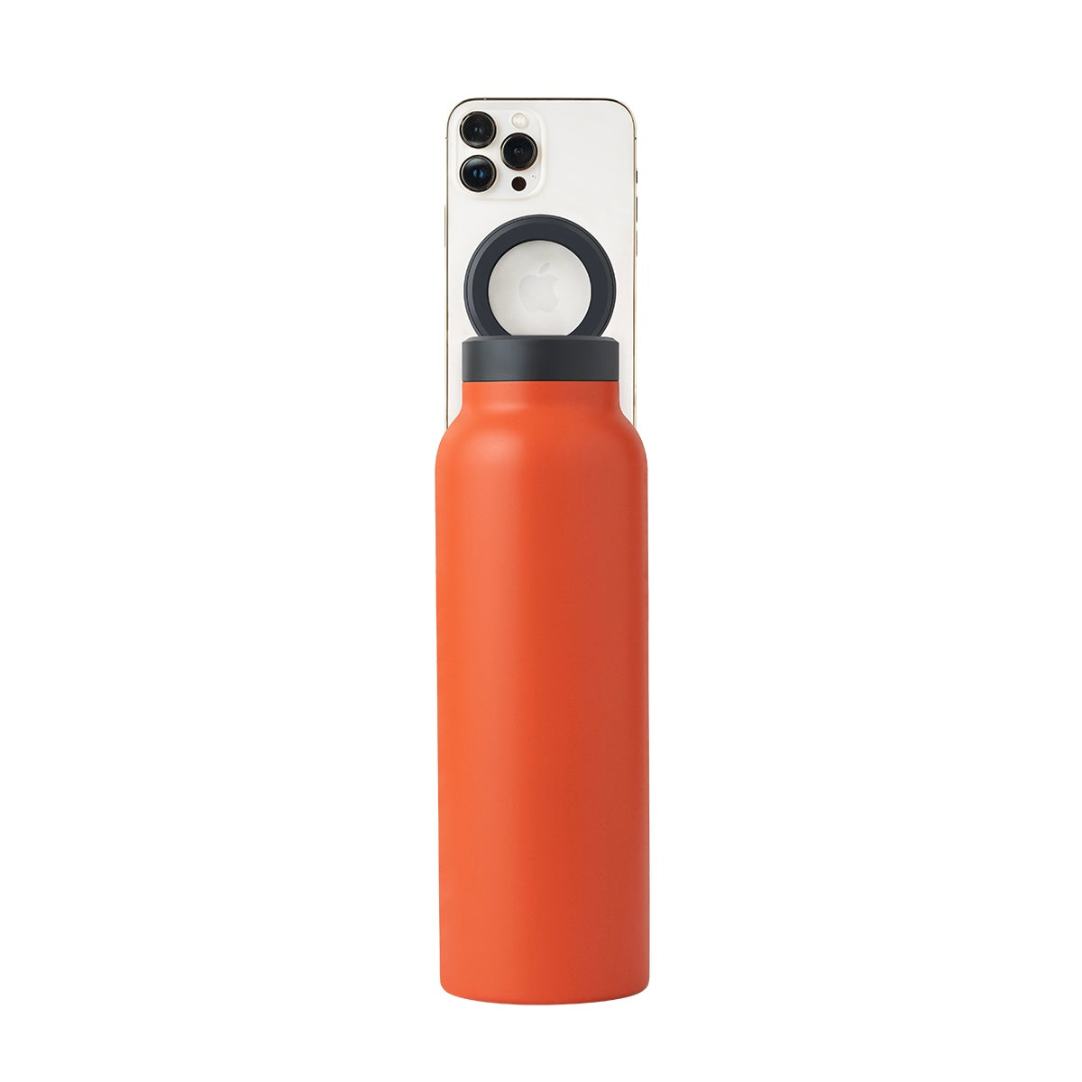 Water Bottle with Magnetic Phone Holder
