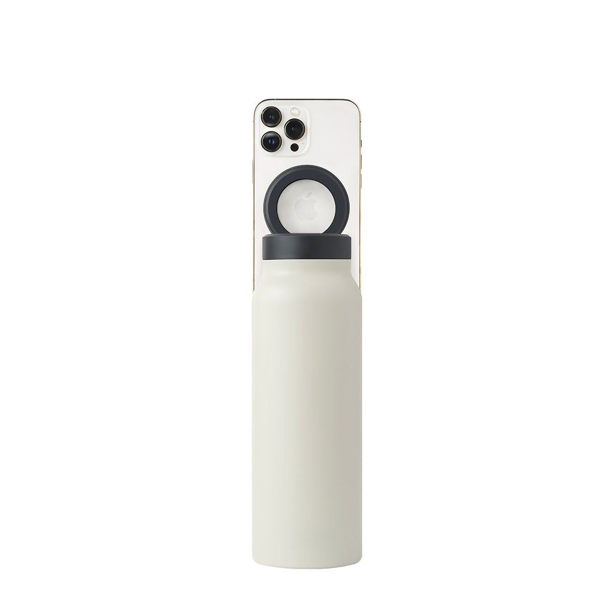 Water Bottle with Magnetic Phone Holder