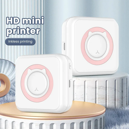 Mini Printer Portable Thermal Stickers