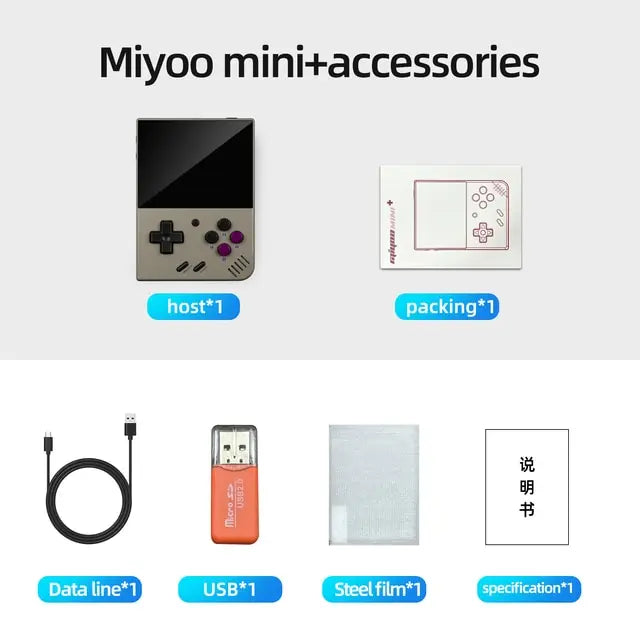 MIYOO Портативна ігрова консоль - V2 Mini+