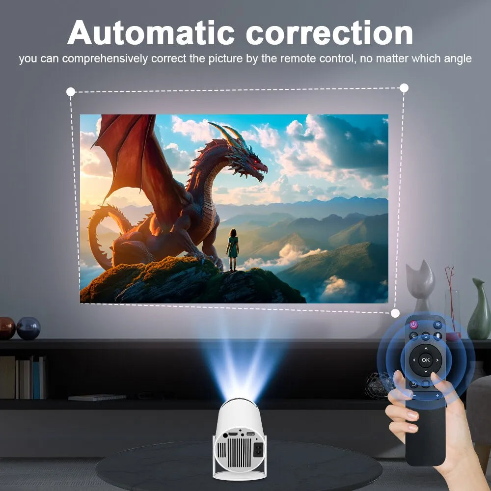 Магічний Проектор HY300: зануртеся в розваги 4K з Android 11 і Dual Wifi6